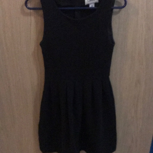 Anthropologie Ganni cotton sleeveless black dress - Picture 1 of 5
